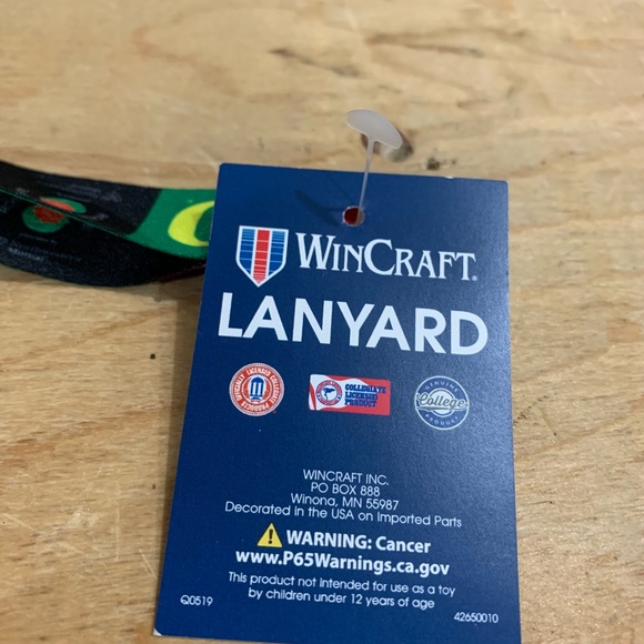 Oregon Ducks Football 2020 Rose Bowl Pin & Lanyard - Picture 7 of 8